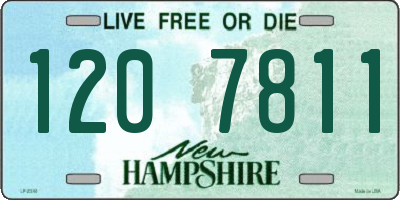 NH license plate 1207811