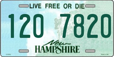 NH license plate 1207820