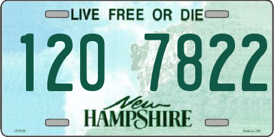 NH license plate 1207822