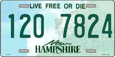 NH license plate 1207824