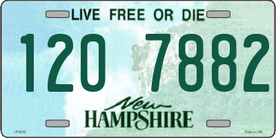 NH license plate 1207882