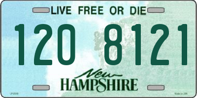 NH license plate 1208121