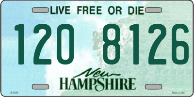 NH license plate 1208126