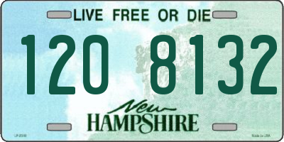 NH license plate 1208132