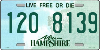 NH license plate 1208139