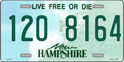 NH license plate 1208164