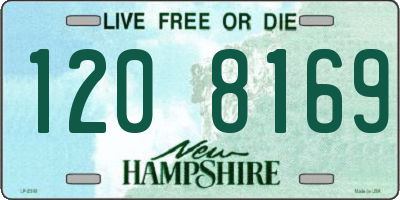 NH license plate 1208169