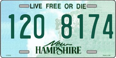 NH license plate 1208174