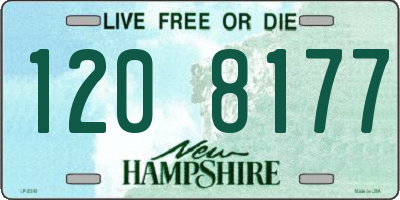 NH license plate 1208177