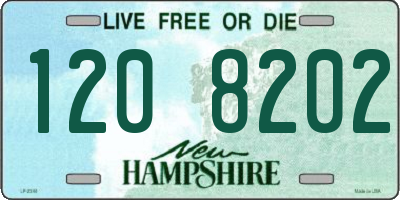 NH license plate 1208202
