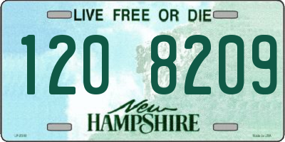 NH license plate 1208209