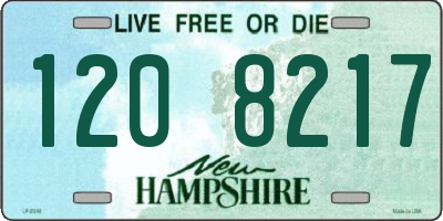 NH license plate 1208217