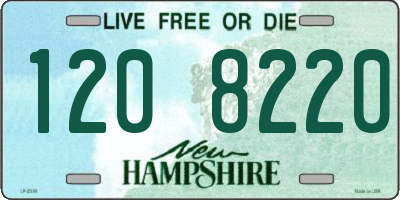 NH license plate 1208220