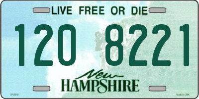 NH license plate 1208221