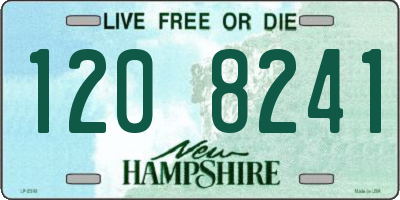 NH license plate 1208241