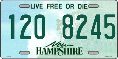 NH license plate 1208245