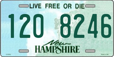 NH license plate 1208246