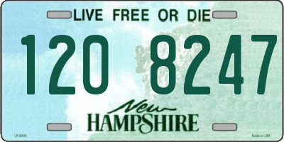 NH license plate 1208247