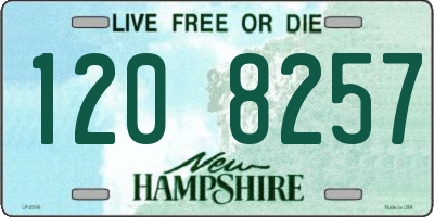NH license plate 1208257
