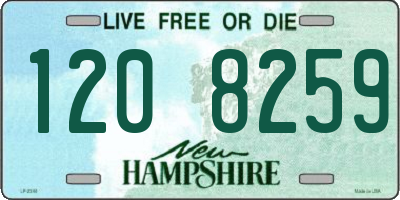 NH license plate 1208259
