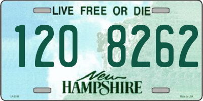 NH license plate 1208262
