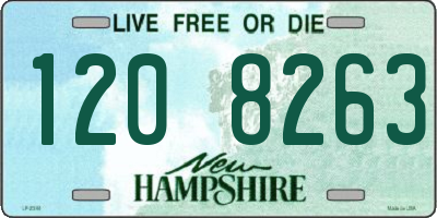 NH license plate 1208263