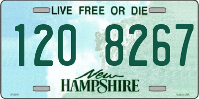 NH license plate 1208267
