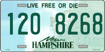 NH license plate 1208268