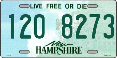 NH license plate 1208273