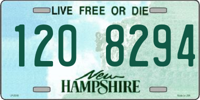NH license plate 1208294