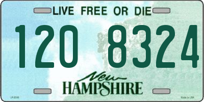 NH license plate 1208324