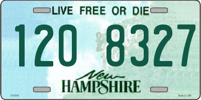 NH license plate 1208327