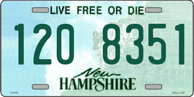 NH license plate 1208351