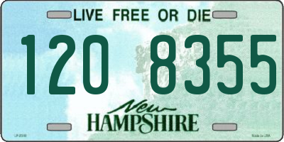 NH license plate 1208355