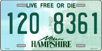 NH license plate 1208361