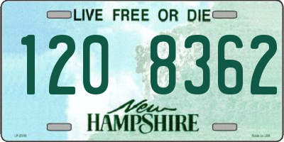NH license plate 1208362