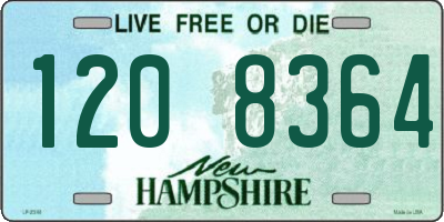 NH license plate 1208364