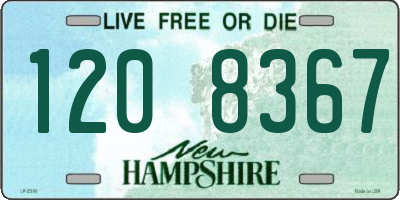 NH license plate 1208367