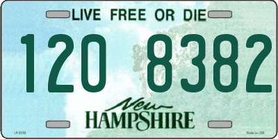 NH license plate 1208382