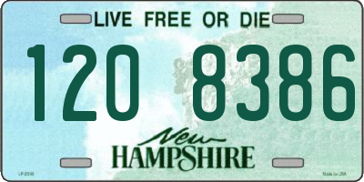NH license plate 1208386