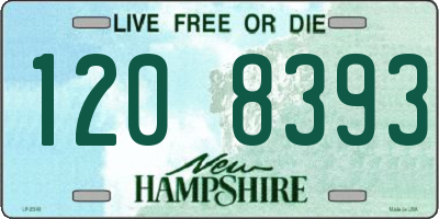 NH license plate 1208393
