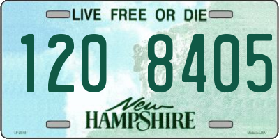 NH license plate 1208405