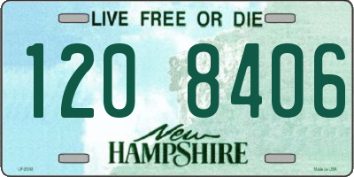 NH license plate 1208406