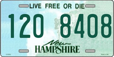 NH license plate 1208408