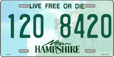 NH license plate 1208420
