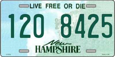 NH license plate 1208425