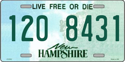 NH license plate 1208431