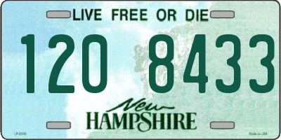 NH license plate 1208433