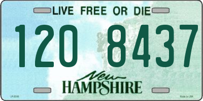 NH license plate 1208437