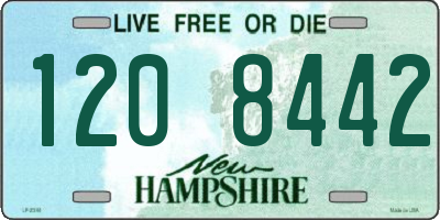 NH license plate 1208442